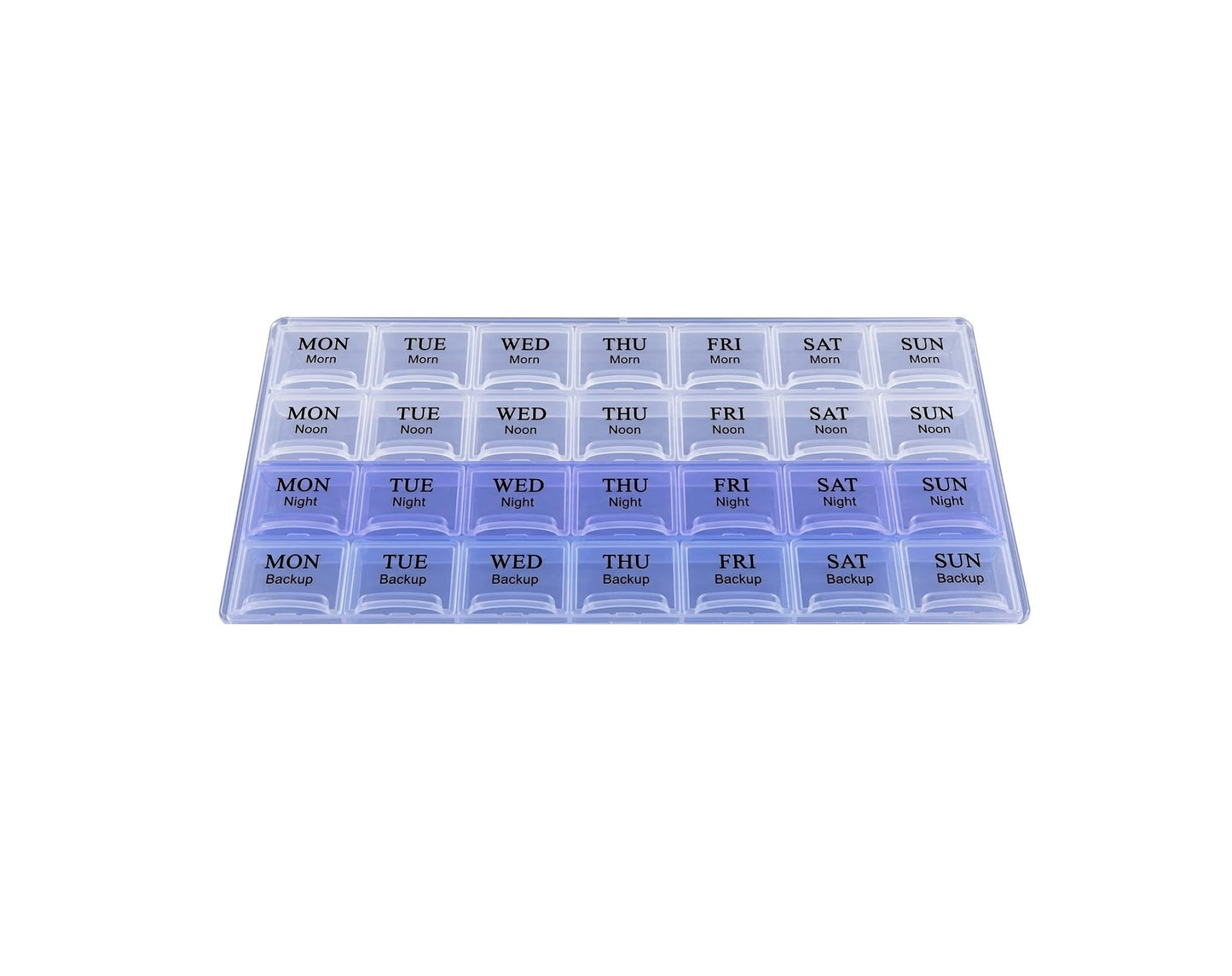 28-Compartment Weekly Pill Planner