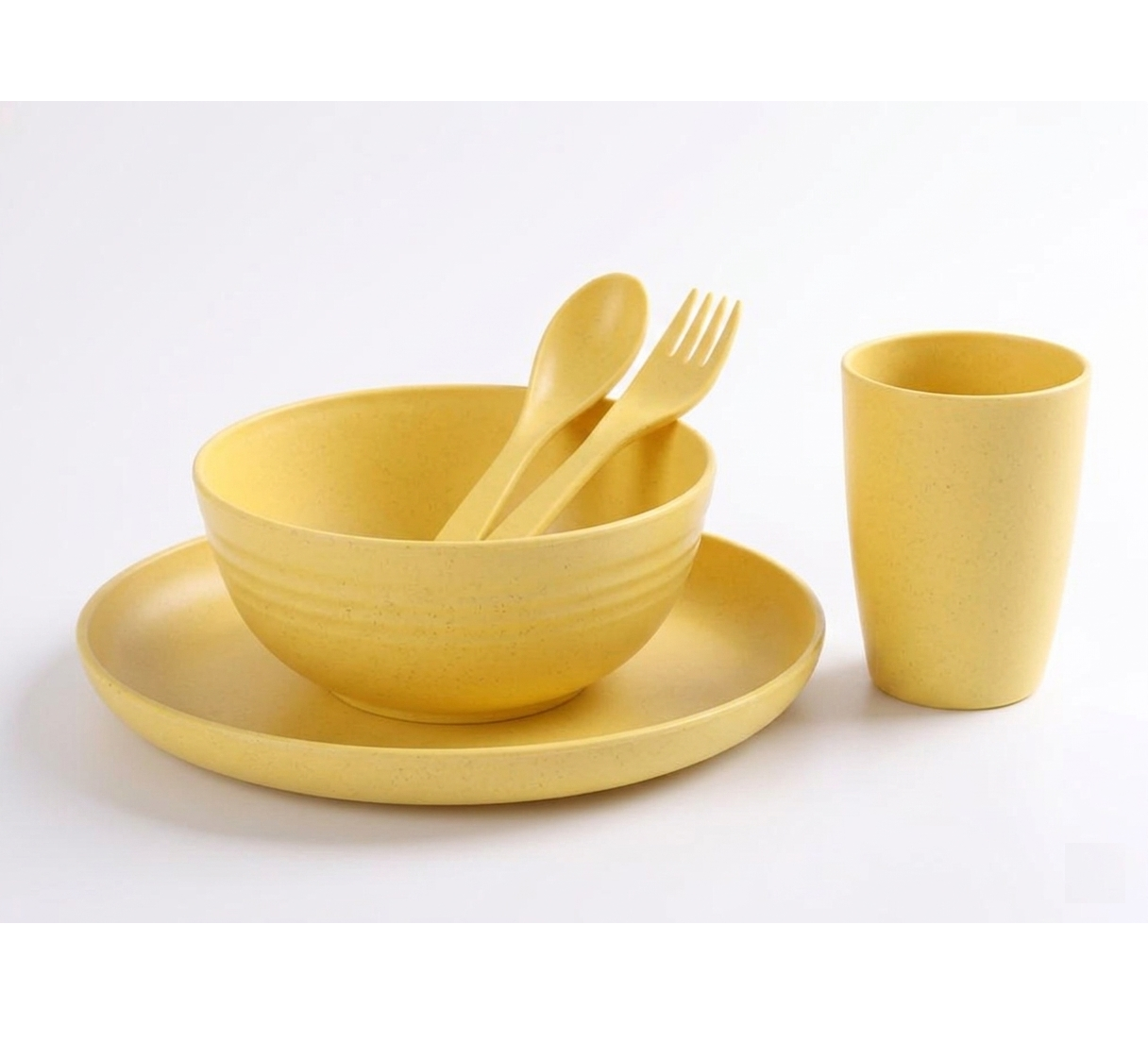 Eco-friendly Unbreakable Tableware Set (5-Piece Set)