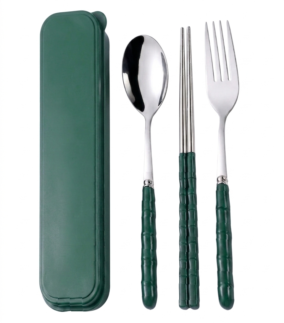 3-in-1 Stainless Steel Utensil Set