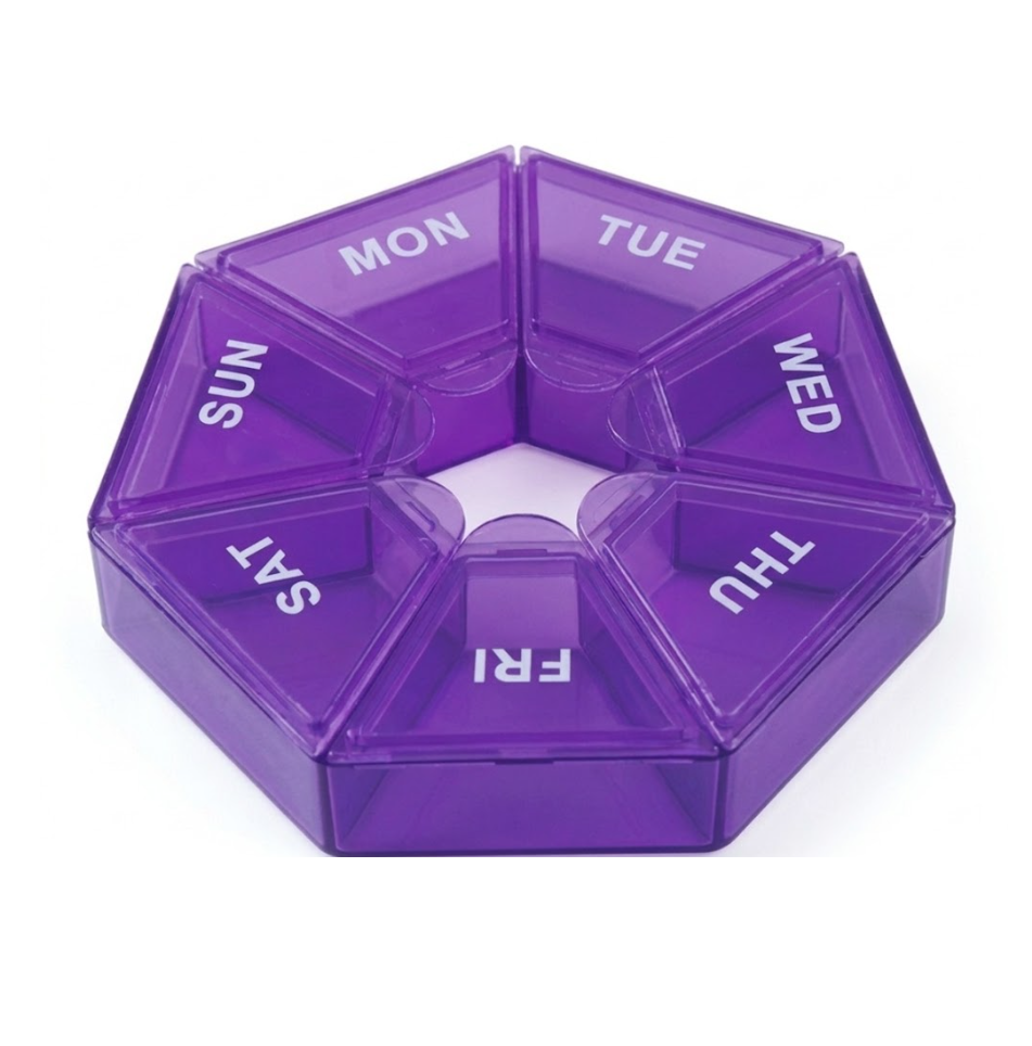 7-Day Radial Medication Vault