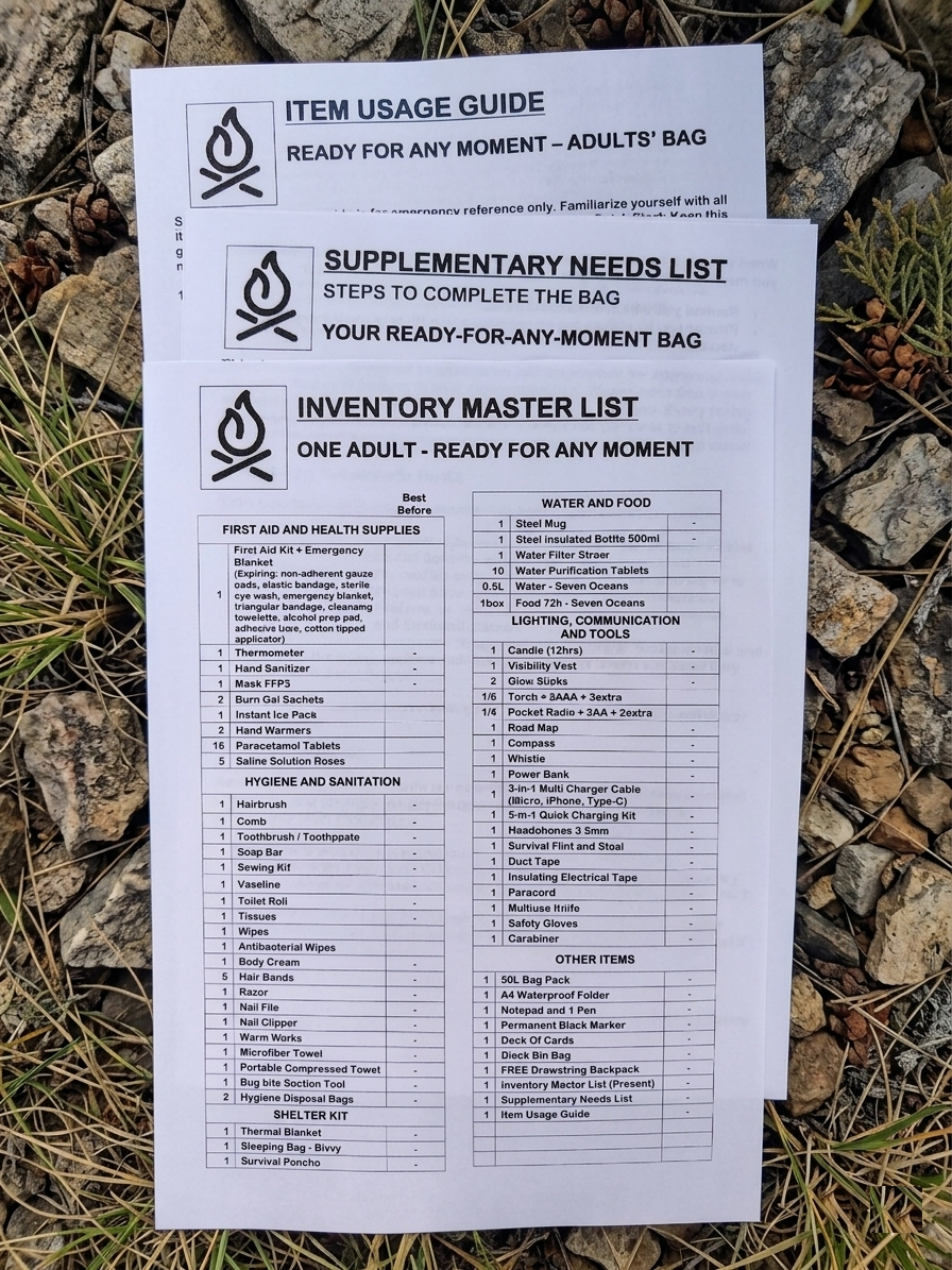 One Adult Ready-to-Go Kit