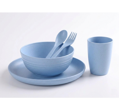 Eco-friendly Unbreakable Tableware Set (5-Piece Set)