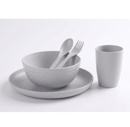 Eco-friendly Unbreakable Tableware Set (5-Piece Set)