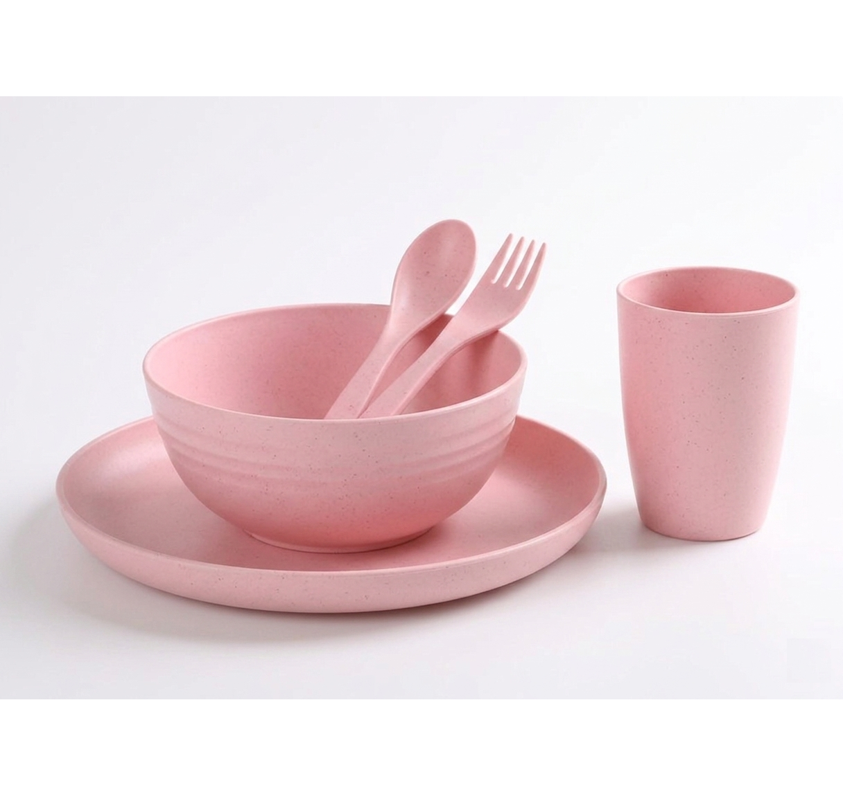 Eco-friendly Unbreakable Tableware Set (5-Piece Set)