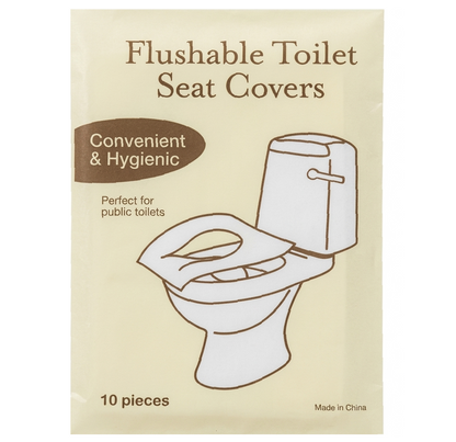 Flushable Toilet Seat Covers (Pack of 10)