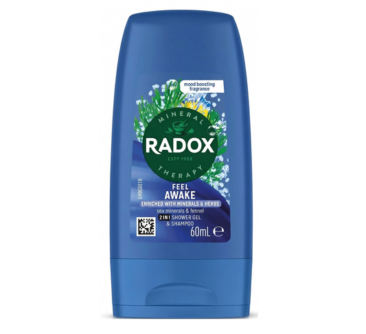 Radox Mineral Therapy 2-in-1 Shower Gel & Shampoo Feel Awake 60ml