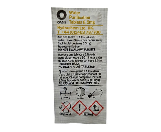 Oasis Tactical Water Purification (10 tablets)